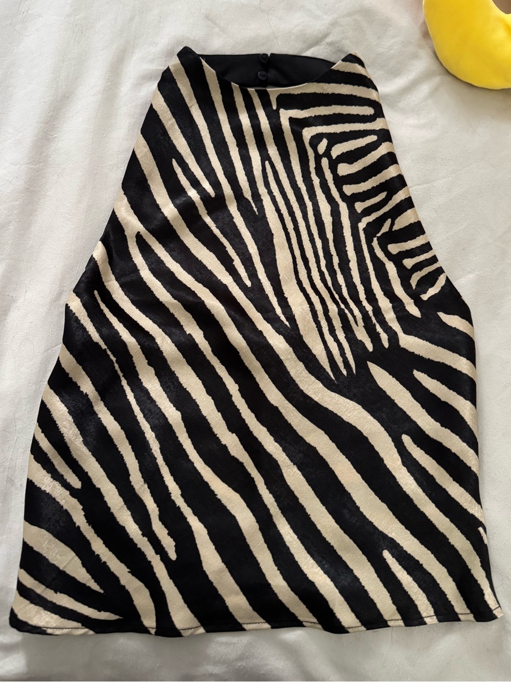 H&M Black & Cream Zebra Print Top XS